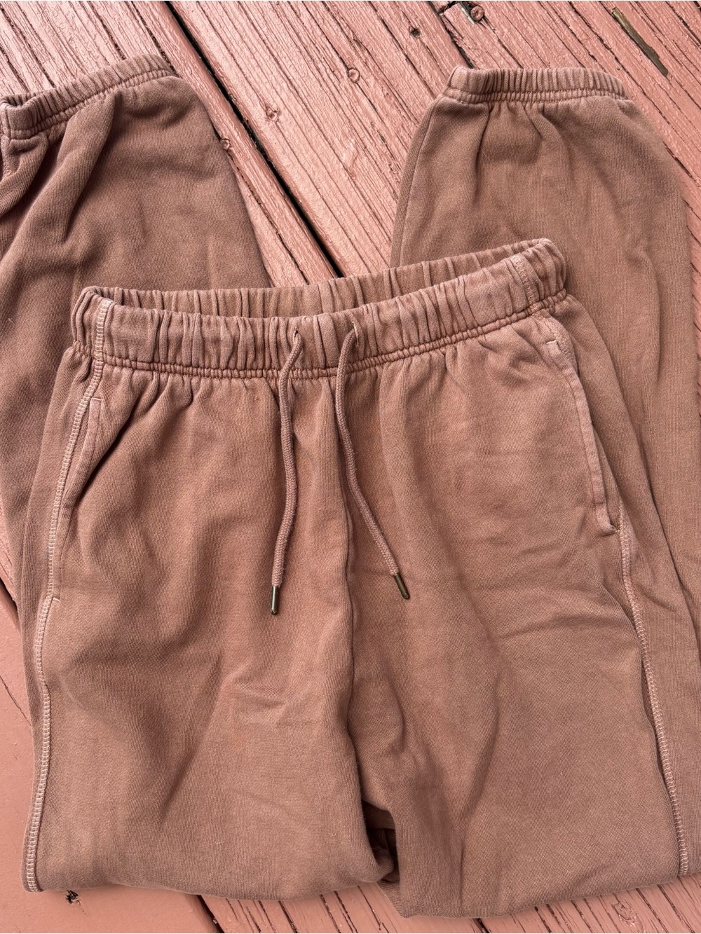 Old Navy Teddy Bear Brown Cozy Sweatpants size Small